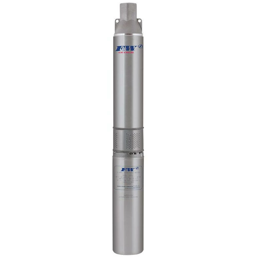 Outlet π Flint & Walling 3/4 hp 10 gpm 230V 1-1/4 in. Stainless Steel 3 Wire Submersible Pump π 3 Outlet π Flint & Walling 3/4 hp 10 gpm 230V 1-1/4 in. Stainless Steel 3 Wire Submersible Pump π